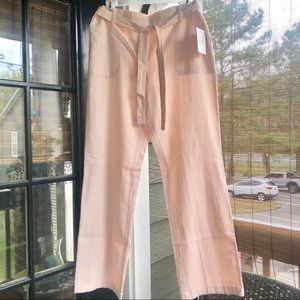 Lady's Blush Colored Pair of Linen Pants N! Sz 10
